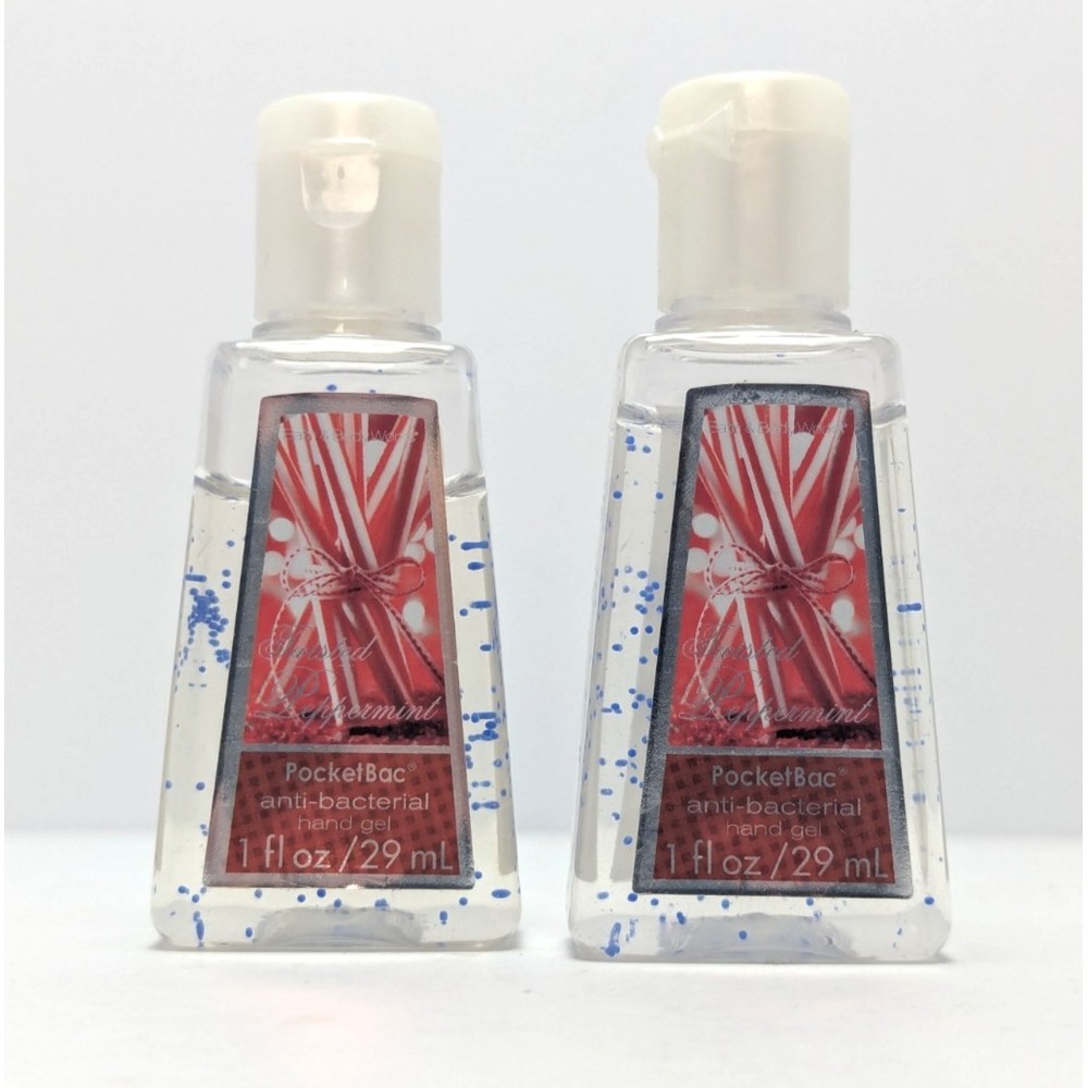 NOS 2 Bath & Body Works Pocketbacs 2012 Twisted Peppermint Rare Discontinued